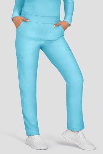 Pantal&oacute;n m&eacute;dico koi Lite&trade; Chessa con piernas rectas y 6 bolsillos para mujer