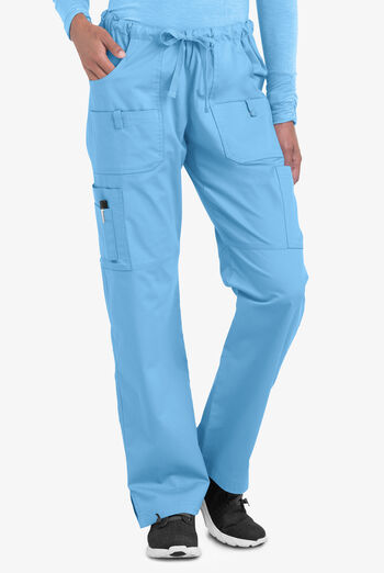 Butter-Soft STRETCH Women's 10-Pocket Drawstring Scrub Pants