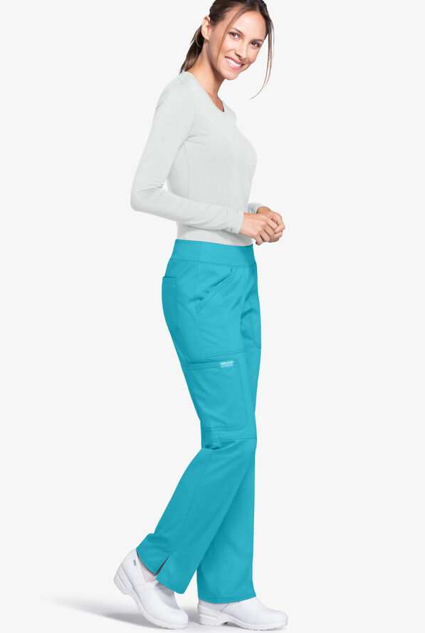 AnyBody Petite Pull-On All-Stretch Twill Pant w/ Pockets 