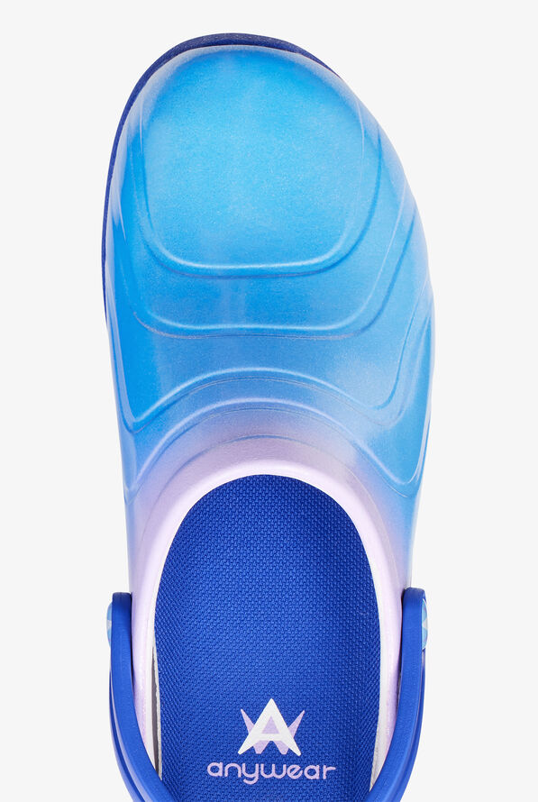 anywear zone sole focus black patent women's nursing shoes