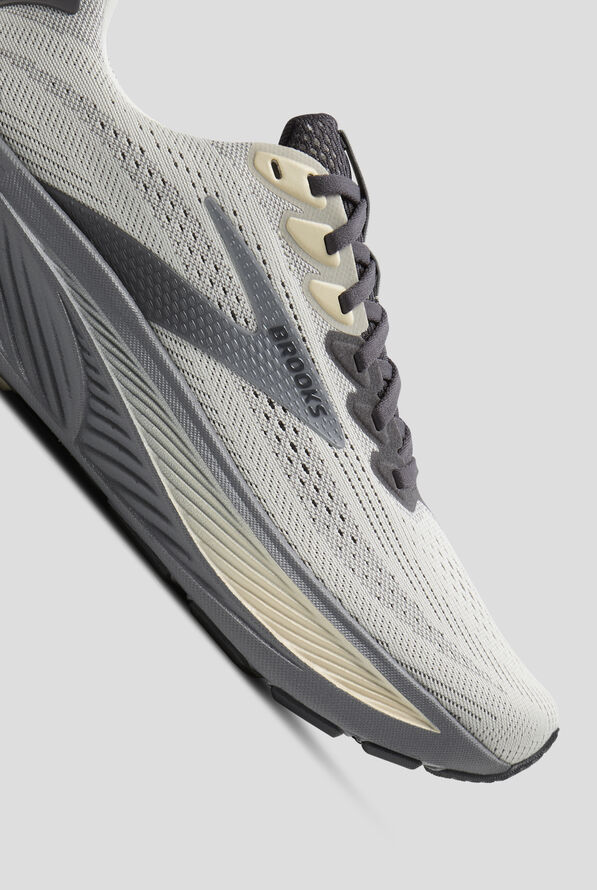 Brooks Men's Ghost 17 Vaporous Gray/Primer/Sand Athletic Lace Up Shoes - null - 3