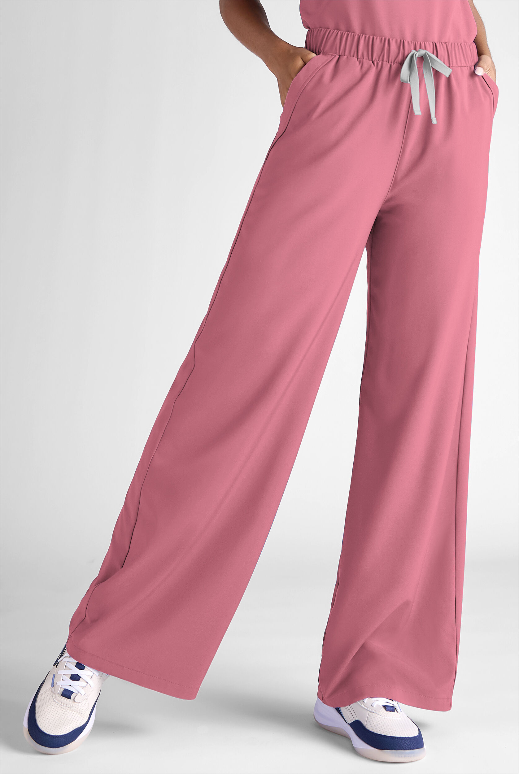 Easy STRETCH Women's Wide Leg 5-Pocket Scrub Pant, Nursing Pants