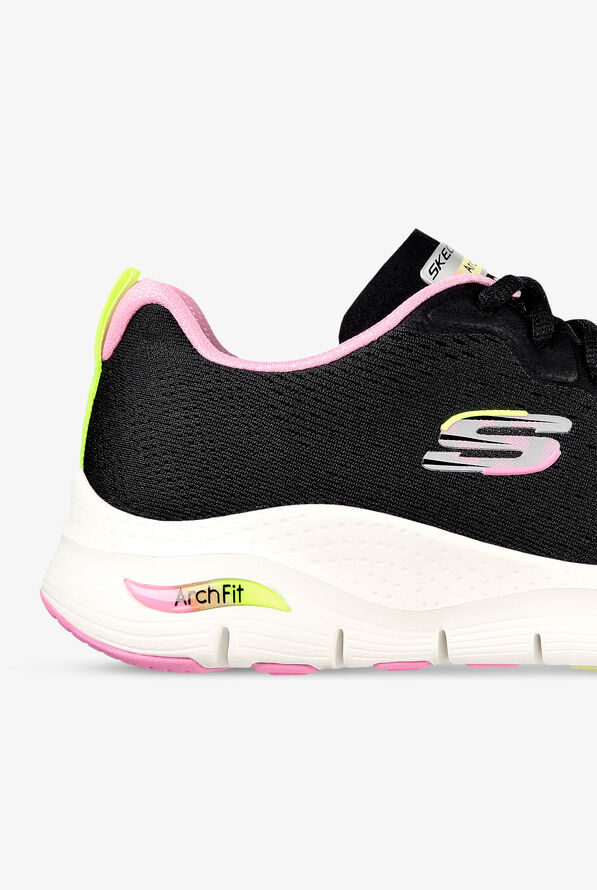 Zapatillas deportivas Skechers Arch Fit Infinity Cool Black/Multi con cordones para mujer - null - 4
