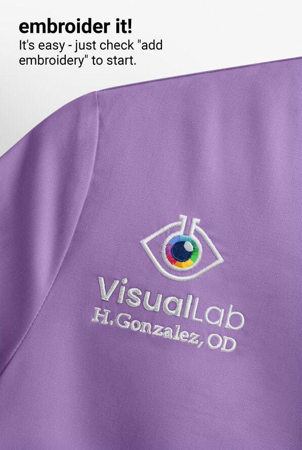 Cherokee Workwear Women's 3-Pocket V-Neck Scrub Top - Orchid - 4