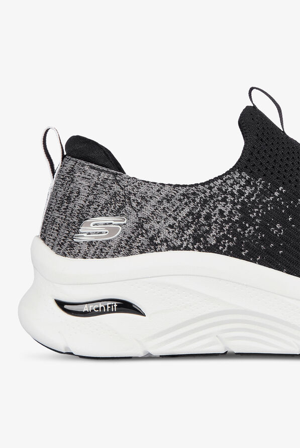 Skechers Sport Women's Arch Fit D'Lux Key Journey Black Athletic Slip On Nursing Shoes - null - 4