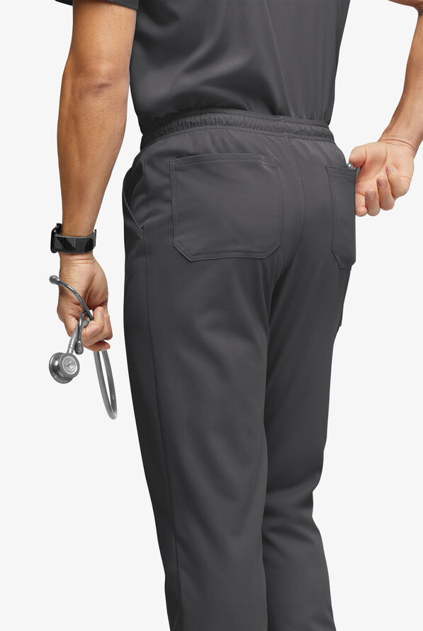 Advantage STRETCH Men's 6-Pocket Cargo Scrub Pants - Pewter - 3