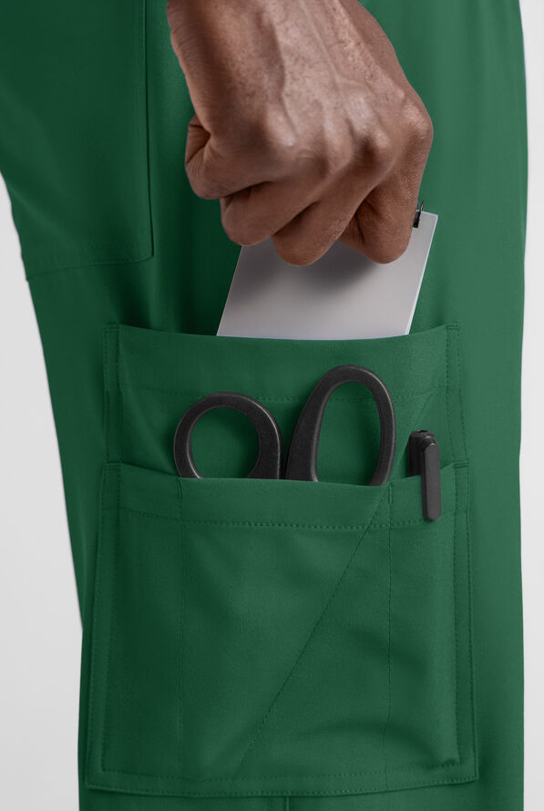 Easy STRETCH Men's Scrub Set - Hunter - 6