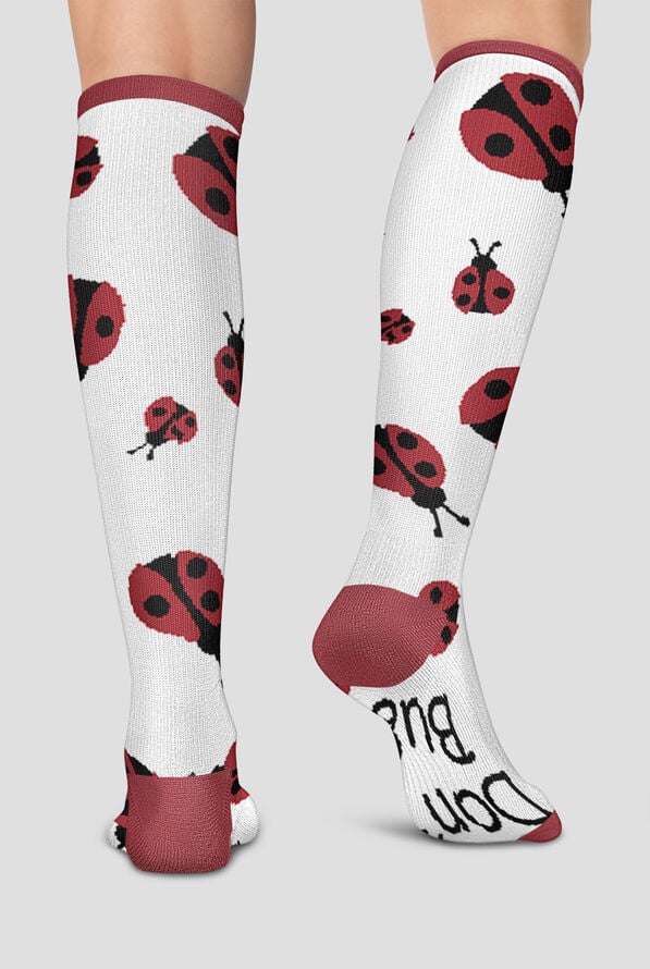 Cherokee Don't Bug The Lady Women's 10-15 mmHg Light Compression Socks - null - 4