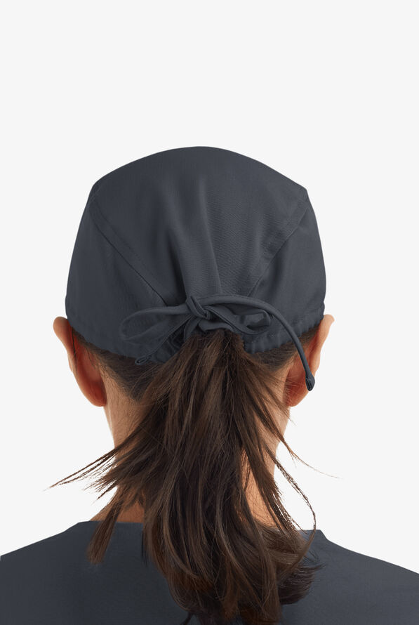Advantage by Butter-Soft Unisex Adjustable Hem STRETCH Scrub Cap - Pewter - 2