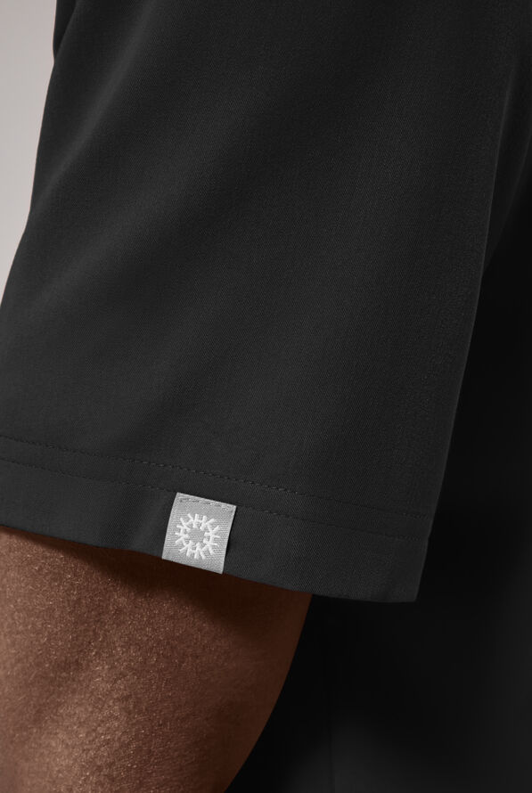 Hypothesis Omni V Men's 1-Pocket Tuck In V-Neck Scrub Top - Jet Black - 5