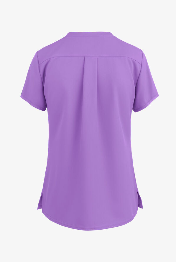 Med Couture Insight Women's 3-Pocket V-Neck Scrub Top - Gumdrop - 3