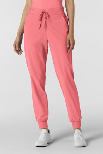 Wink Renew Women's 6-Pocket STRETCH Flat Front Drawstring Cargo Jogger Scrub Pant