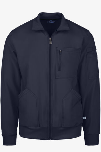 Infinity Men's 5-Pocket STRETCH Zip Front Scrub Jacket