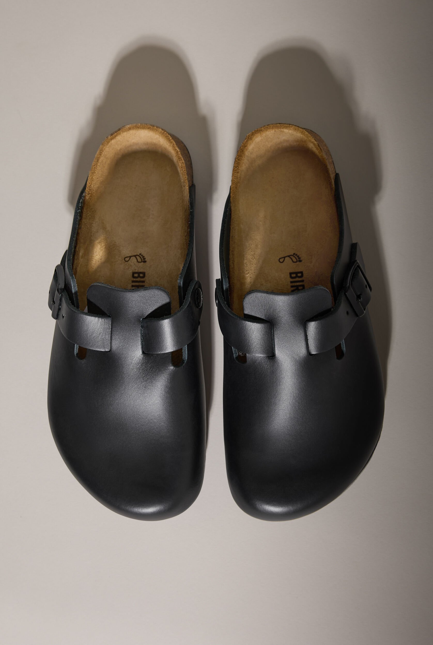 Birkenstock Unisex Boston Super Grip Black Clogs, Nursing Shoes