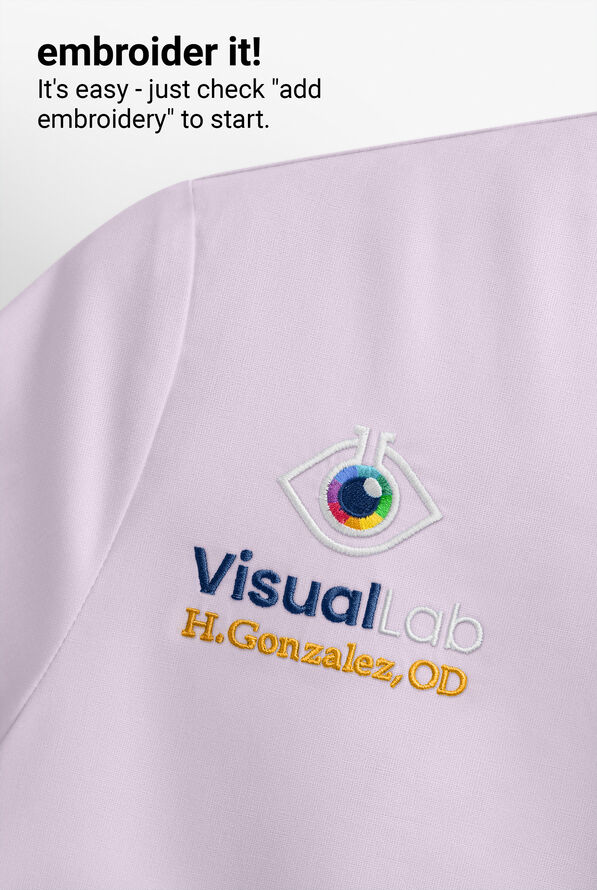 Blusa m&eacute;dica Butter-Soft Originals con cuello en V curvo y 7 bolsillos para mujer - Orchid Petal - 5