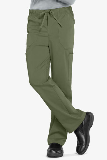 Cherokee Workwear Professionals Men's 5-Pocket STRETCH Cargo Scrub Pants