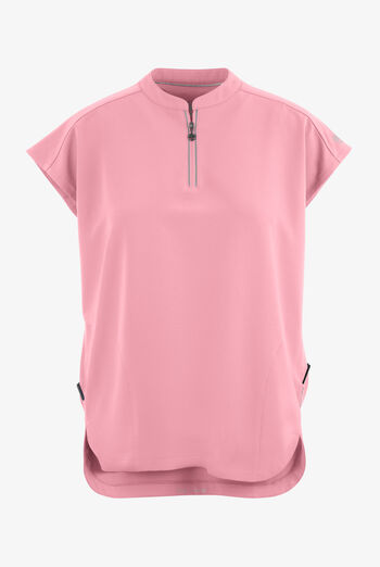 Healing Hands 360 Sandy Women's 2-Pocket STRETCH Dolman Sleeve Zip Mandarin Collar Scrub Top