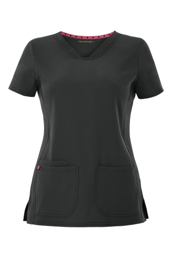 heartsoul Break On Through Women's 3-Pocket Pitter-Pat V-Neck Scrub Top