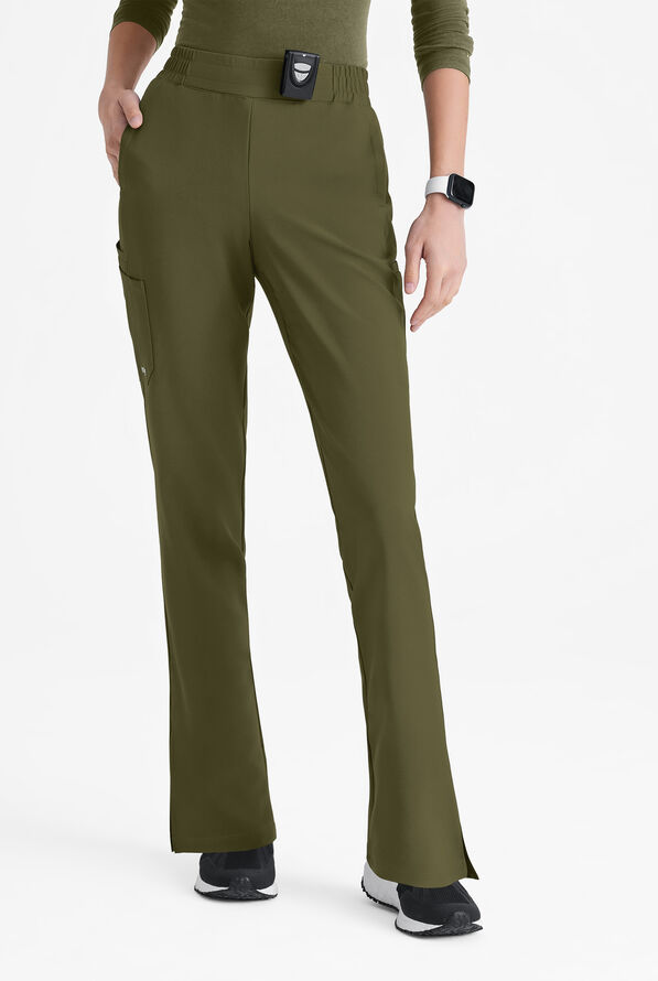 Grey's Anatomy by Barco Evolve STRETCH Cosmo Women's 6-Pocket Cargo Scrub Pants - Fern - 1