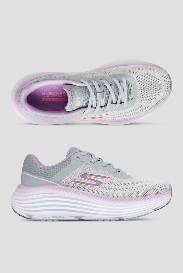 Skechers Performance MAX CUSHIONING ENDEAVOUR - ARDENA Women's Grey Lace Up Athletic Shoe - null - 1