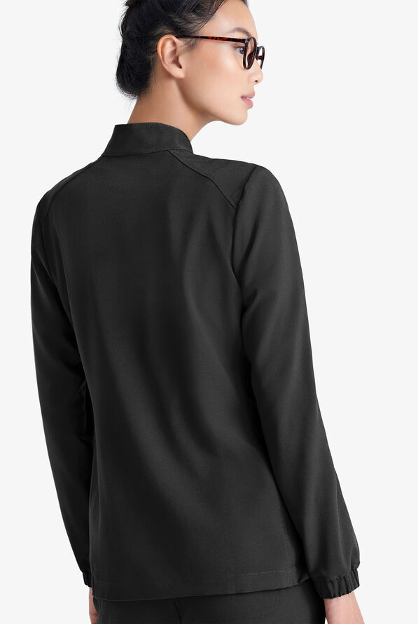 Chaqueta médica Grey's Anatomy by Barco Evolve Virtue STRETCH con cremallera y 3 bolsillos para mujer - Black - 2