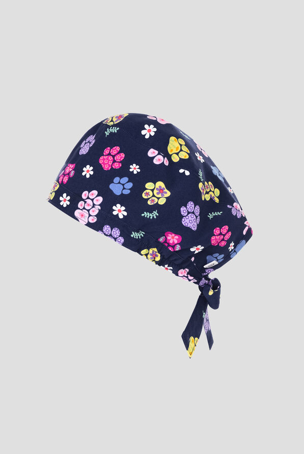 Gorro médico estampado Wink Springtime Stroll Paws STRETCH para mujer - null - 1
