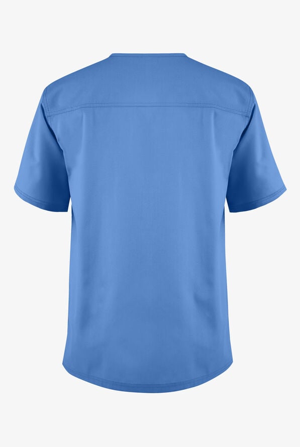 Camisa médica Butter-Soft Core by UA™ con canesú y 1 bolsillo para hombre - Ceil Blue - 2