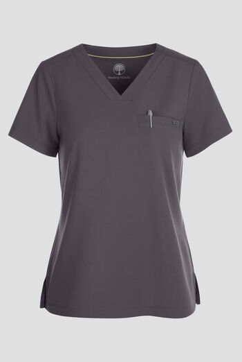 Healing Hands Quest Women's 1-Pocket STRETCH Tuck In V-Neck Scrub Top