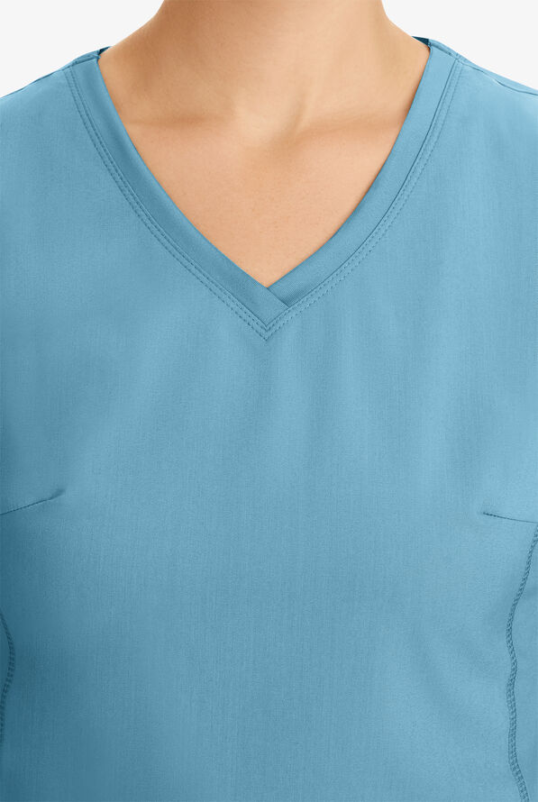 Healing Hands Purple Label Juliet Women's 2-Pocket STRETCH Princess Seam Scrub Top - Spectra Blue - 5