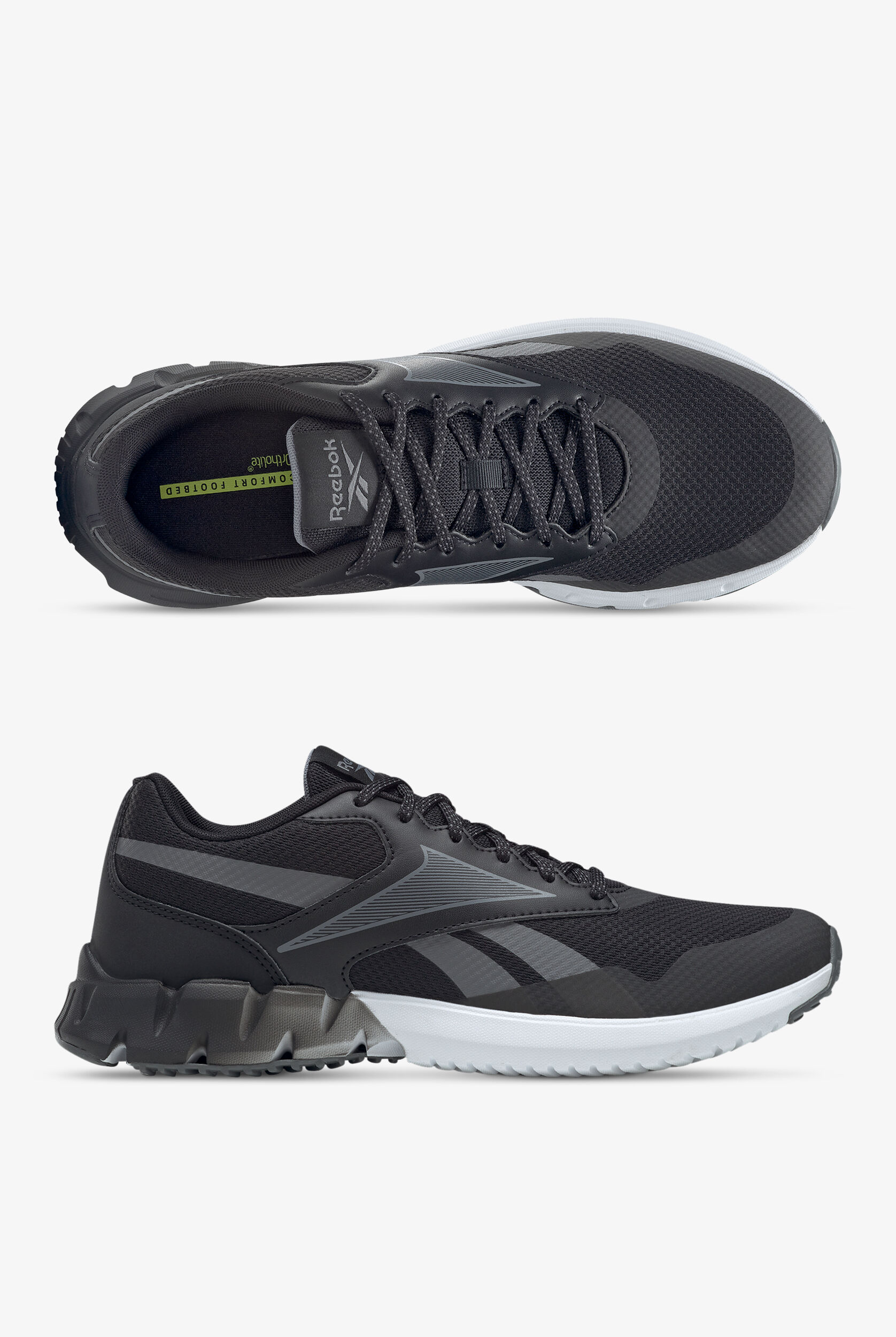 reebok pure black shoes