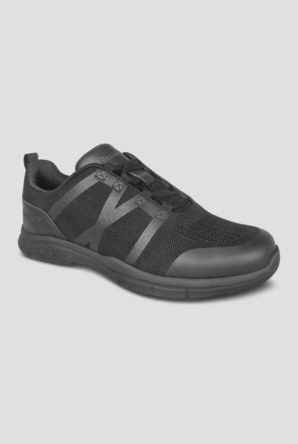 Genuine Grip Men's Slip Resistant Work Shoe - Black - 1