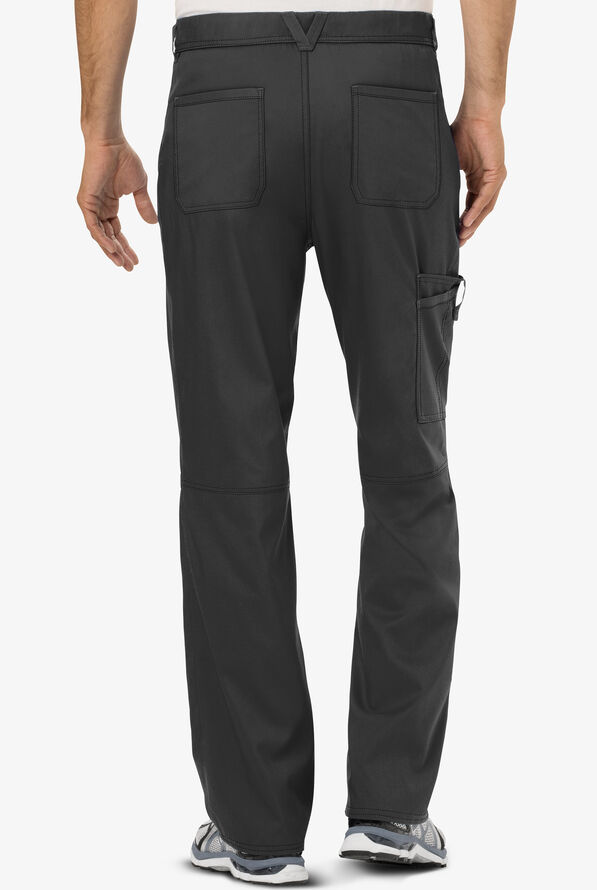 Pantalón médico Cherokee Workwear Revolution petite estilo cargo con 7 bolsillos para hombre - Black - 2