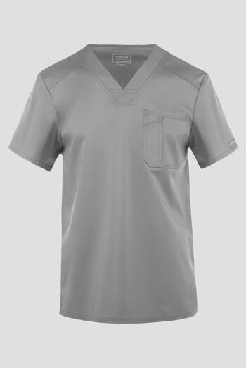 Camisa m&eacute;dica Cherokee Workwear Revolution con cuello en V y 1 bolsillo para hombre
