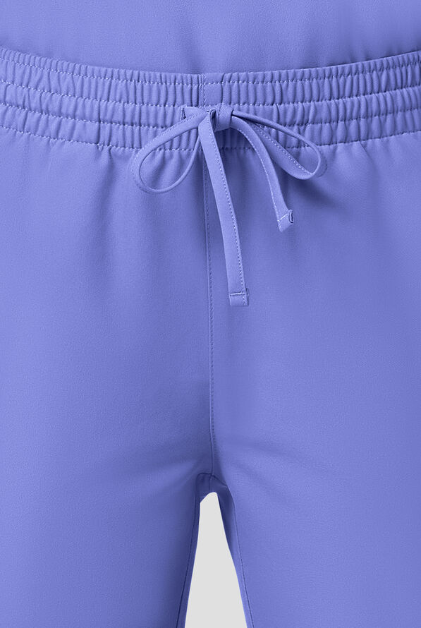 Cherokee Workwear Originals Ultra Women's 5-Pocket Drawstring Jogger Scrub Pants - Ceil Blue - 3