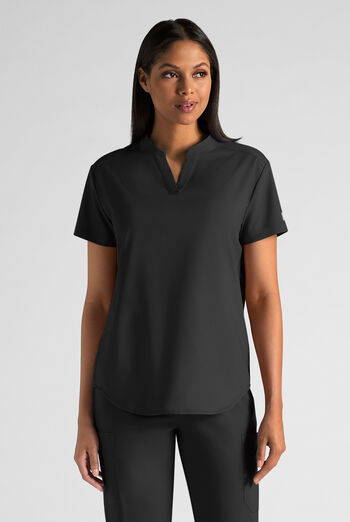 Butter-Soft STRETCH FLXTEK+ Women's 2-Pocket Oversized Henley Scrub Top