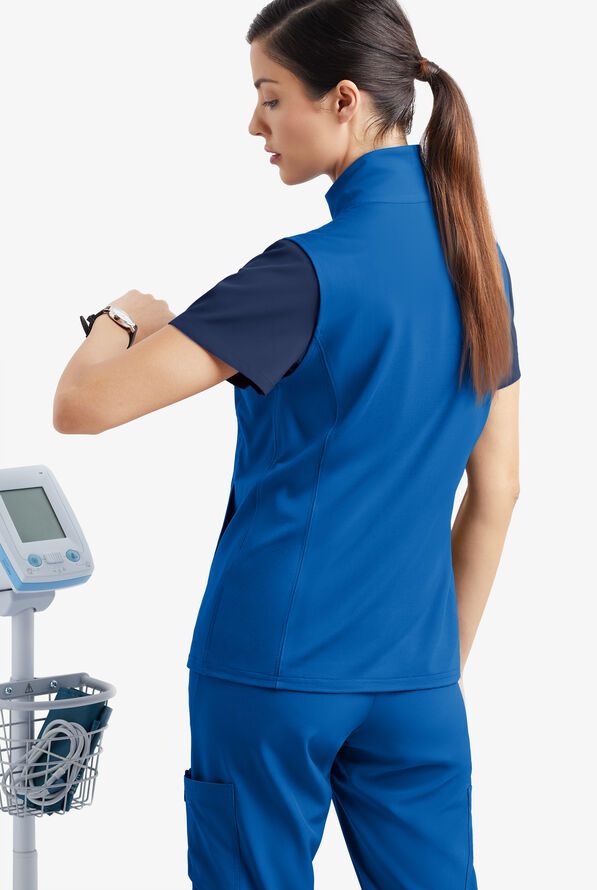 Easy STRETCH Deya Quilted Scrub Vest, Medical Vests