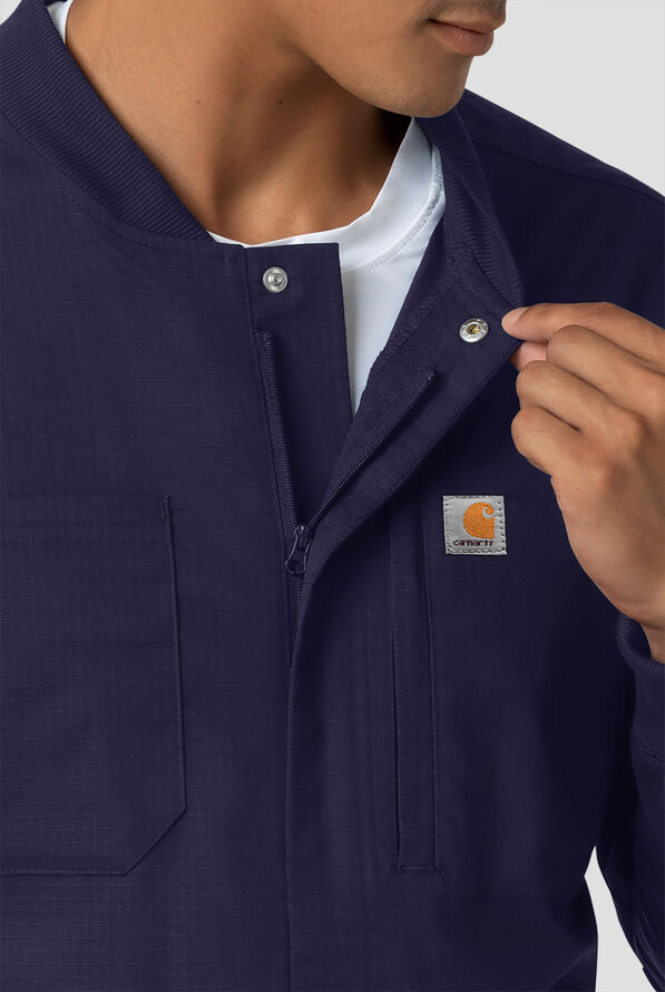 Mono m&eacute;dico Carhartt Rugged Flex FLD & RSCU Ripstop STRETCH con mangas largas y 11 bolsillos para hombre - Dark Navy - 5