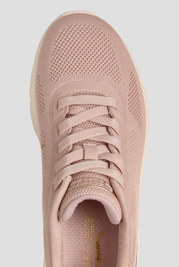 Skechers Bobs Arch Fit ELEV8 Blush Women's Bungee Knit Sneaker - null - 2