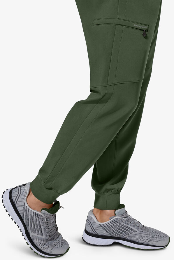 Pantal&oacute;n m&eacute;dico Healing Hands 360 Nolen STRETCH estilo jogger con cord&oacute;n y 6 bolsillos para hombre - Dark Pine - 2