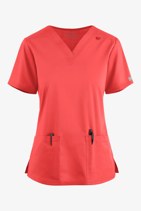 Butter-Soft STRETCH Women's 4-Pocket V-Neck Scrub Top