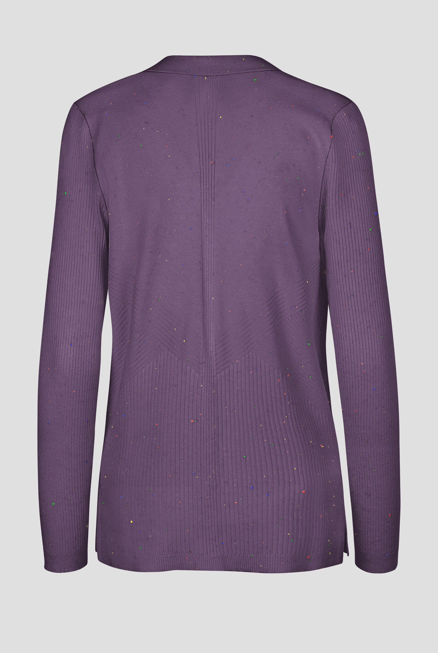 koi Essentials Kori Women's 2-Pocket Open Front Rib Knit V-Neck