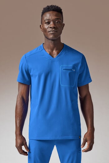 Hypothesis System 3 Men's 3-Pocket V-Neck Scrub Top