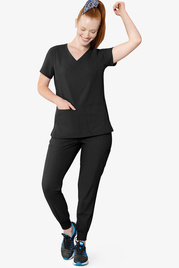 Med Couture Insight Side Pocket VNeck Scrub Top, Medical Scrubs