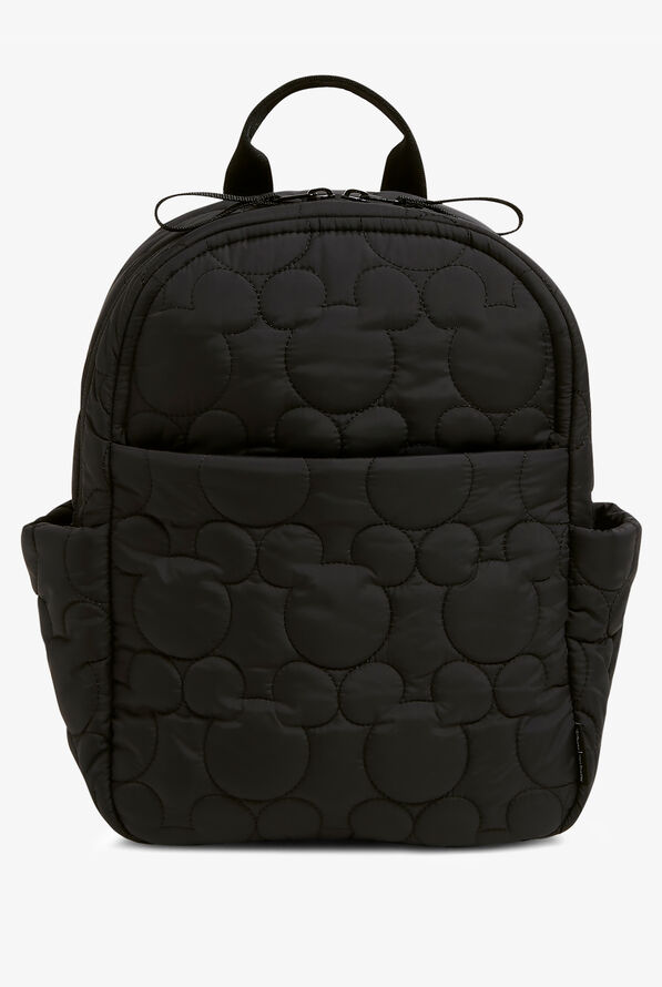 Vera Bradley Disney's Mickey Featherweight Black Quilted Small Backpack - Black - 1