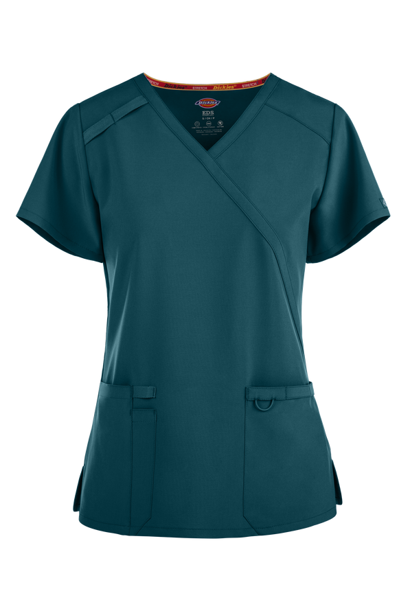 Dickies EDS Essentials Mock Wrap Scrub Top Uniform Advantage
