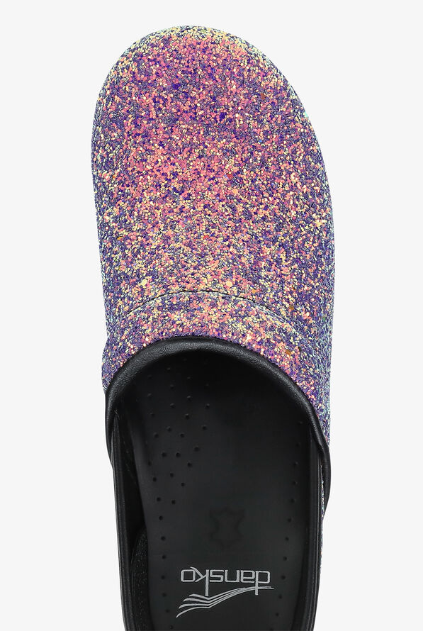 Dansko Women's Professional Lilac Glitter Clog - null - 2
