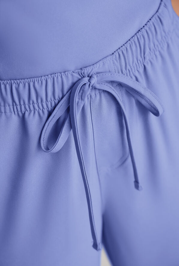 Easy STRETCH Women's 8-Pocket Scrub Set - Petite - Ceil Blue - 9