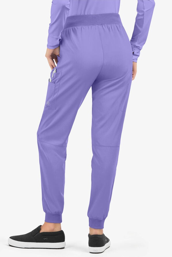 Easy STRETCH Mila Women's 7-Pocket Jogger Scrub Pants - Blueberry Crush - 3