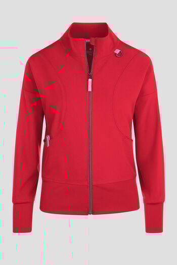 Chaqueta m&eacute;dica abrigada Med Couture Amp STRETCH con cremallera y 2 bolsillos para mujer
