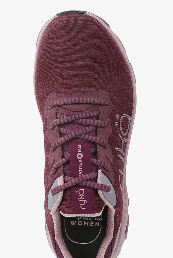 Ryka Women's Devotion X Max Rich Purple Athletic Lace Up Nursing Shoes - null - 2